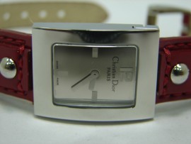 流當品拍賣原裝 Christian Dior 石英 雙帶扣 女錶