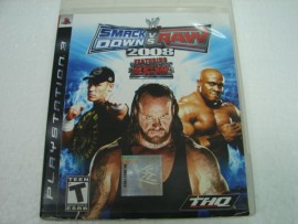 PS3 SmackDown VS. Raw 2008 9成5新 特價700含郵