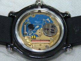 Chopard 蕭邦 HAPPTY SPORT 限量 棕梠葉 陶瓷 橡膠錶帶