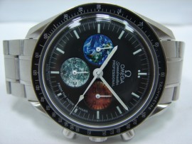 OMEGA 火星 登月 三眼計時 不鏽鋼 手上鏈 男錶