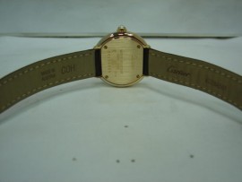 流當品拍賣 CARTIER 卡地亞 18K金 三色金 鑽面 石英 女錶