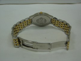 流當品拍賣 原裝 LONGINES 浪琴 石英 不鏽鋼包金雙色鏈 男錶