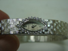 流當品拍賣 原裝 PIAGET 伯爵 18K金 鑽圈 女錶