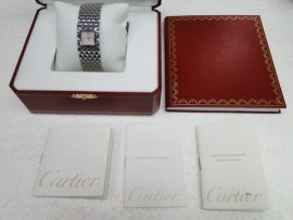 板信當舖流當品拍賣 CARTIER 卡地亞 美洲豹 貝殼面 附盒單 女錶