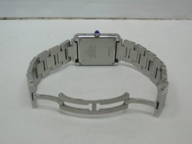 板信當舖流當品拍賣 CARTIER 卡地亞 坦克SOLO系列 不鏽鋼 女錶