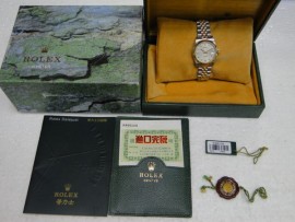流當品拍賣原裝 勞力士 78273 十鑽包台紀念面盤 附盒單 男錶