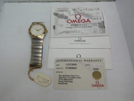 流當品拍賣原裝 Omega 歐米茄 星座 半金 石英 男錶