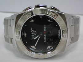 流當品拍賣真品 新品 天梭 TISSOT Racing Touch 多功能觸控腕錶 男錶