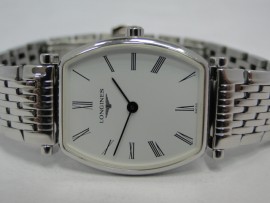 流當品拍賣原裝 LONGINES 浪琴 嘉嵐系列 石英 不鏽鋼 附盒單 女錶