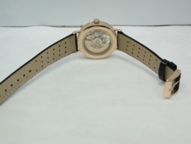 流當品拍賣原裝 OGIVAL 愛其華 18K 玫瑰金 雙簍空 自動 男錶