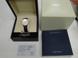 流當品拍賣原裝 LONGINES 浪琴 自動上鍊 不鏽鋼 附盒單 男錶