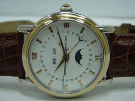 流當品拍賣 真品艾美 Maurice Lacroix 匠心系列 月相年曆錶 男錶