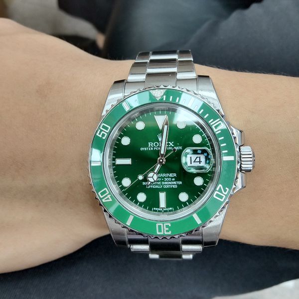 台北流當品拍賣 原裝 ROLEX 勞力士 116610LV 自動 男錶 9成5新 盒單齊 喜歡價可議 ZR504